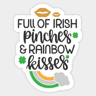 Full of Irish Pinches Sticker